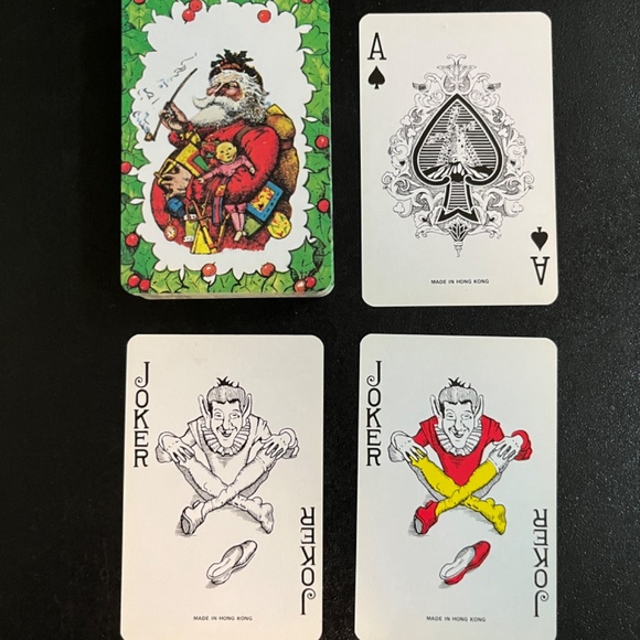 Santa’s World Playing Cards in Original Box Complete Vintage Christmas - Picture 3 of 5